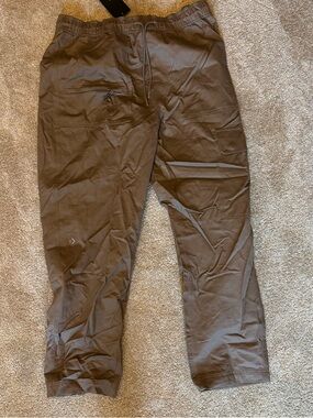 Converse unisex Brown Elastic Waist Cargo Joggers